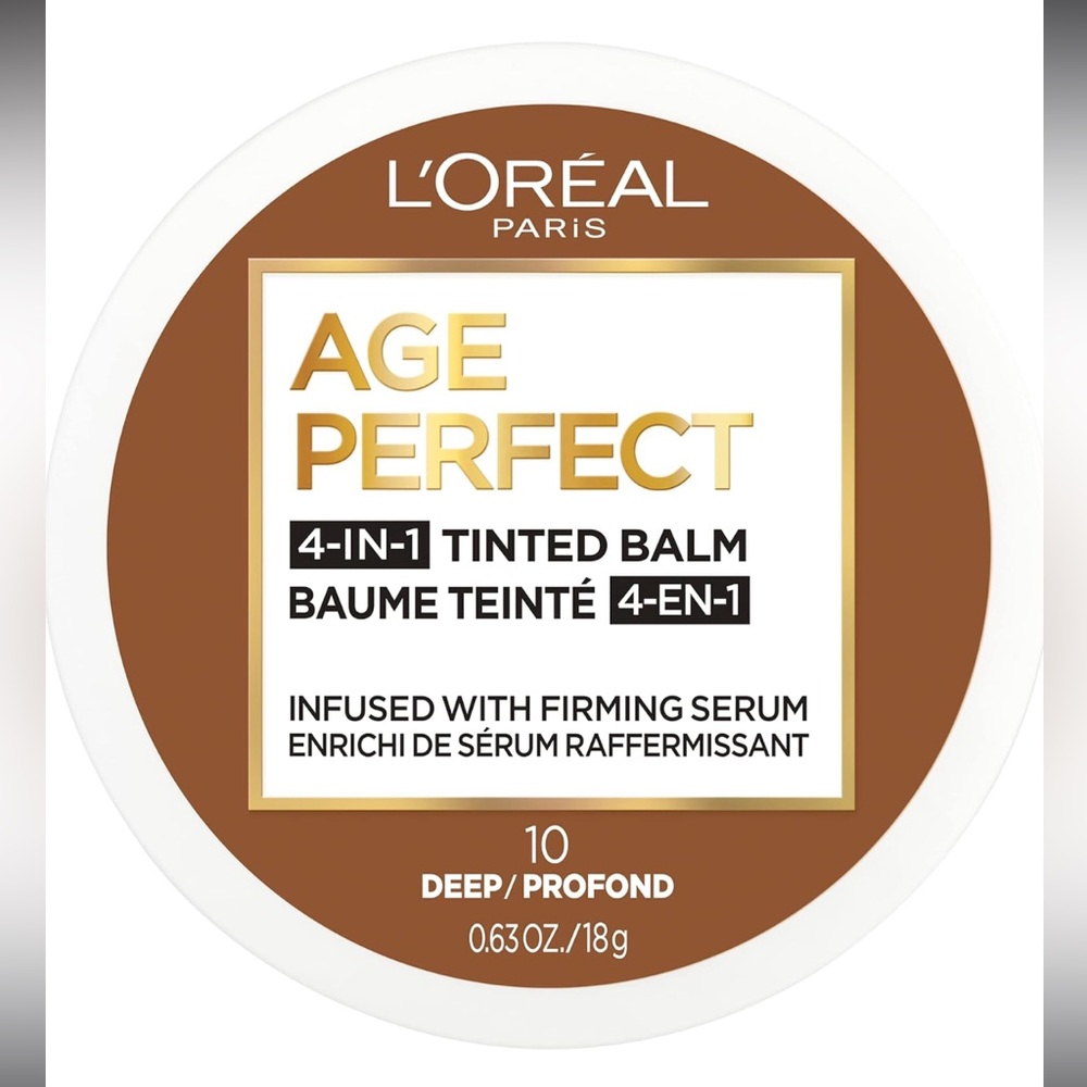 L'Oreal Paris Age Perfect 4-in-1 Tinted Face Balm Foundation (Deep 10)